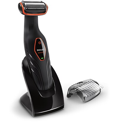 a shaver with accessories