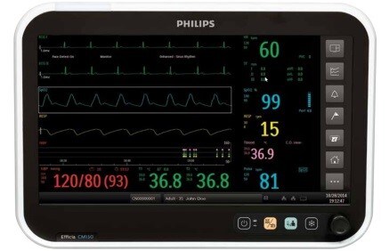 Efficia patient monitor